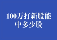 100万打新股能中多少股？揭秘新股申购的奥秘