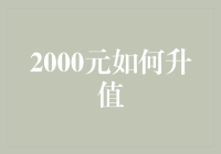 2000元如何变为人生的长期投资——从理财到价值提升策略