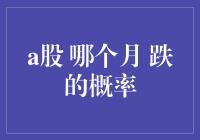 A股市场：哪个月份最容易遭遇下跌概率？