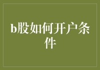 究竟是谁给了你这么大的勇气？——B股开户条件大揭秘