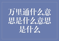 万里通是什么意思：探索中国信用体系的数字化新纪元