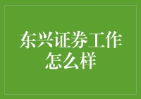 东兴证券：金融界的一员凌波仙子？