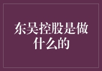 东吴控股：构筑资本桥梁，助力企业腾飞