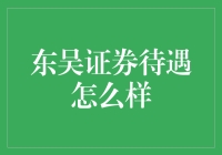 东吴证券：待遇与发展潜力的深度解析