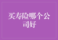 比较中国主要寿险公司，选择最适合您的寿险产品