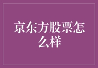 京东方股票：解锁中国面板制造巨头的潜力与挑战