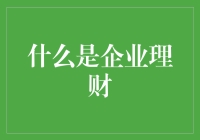 企业理财：优化财务管理和投资决策的艺术