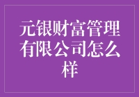 从元银财富管理有限公司看个人财富管理新趋势