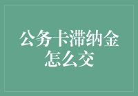 公务卡滞纳金交纳指南：如何巧妙应对财神爷的无理取闹