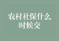 农村社保，你是不是还在等风来？