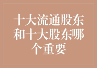 金融界的江湖秘籍：十大流通股东VS十大股东，谁才是真正的武林盟主？