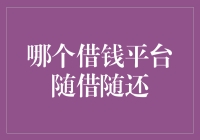 随借随还：解密那些让你资金流动更灵活的借钱平台