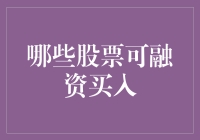 金融策略：哪些股票可融资买入？