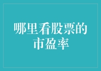 寻找韭菜们的救赎之地：哪里看股票的市盈率？