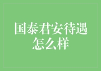 国泰君安待遇剖析：专业视角下的全面解读