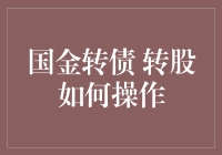 国金转债转股操作指南：一场债转股的冒险游戏