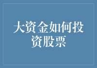 大资金如何构建稳健的股票投资组合：策略与案例分析