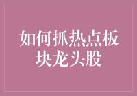 把握市场脉搏：如何精准抓取热点板块龙头股