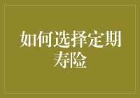 如何选择定期寿险：构建家庭财务安全网的明智之举