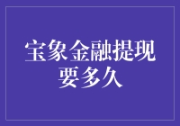 宝象金融提现：速度与安全并重的金融体验