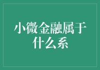 小微金融究竟属于哪个体系？