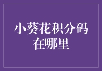 小葵花积分码在哪里？难道是藏在花蕊里？