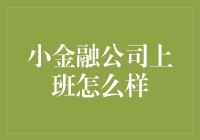 小金融公司的工作环境及挑战：探索职场新视角