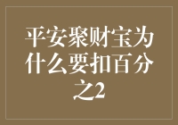 平安聚财宝扣那么多钱合理吗？