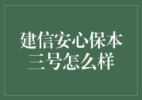 建信安心保本三号：拯救你的理财焦虑，一个神奇的理财保险箱