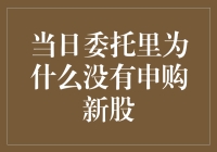 当日委托为何未见新股申购：策略与机制解析