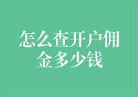 如何通过专业渠道查询金融账户开户佣金信息