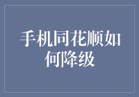 手机同花顺如何降级：探索不同版本的使用技巧和注意事项