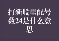 A股打新规则详解：配号数24代表什么？