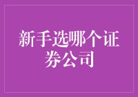 新手选择证券公司的策略与考量