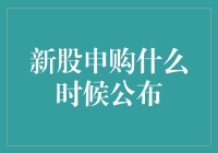 核心解密：新股申购信息何时公布？——揭秘新股申购流程中的关键节点