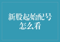 新股起始配号怎么看？秘诀在这，看完你也能成为股市小达人！