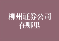 柳州证券公司全解析：金融服务的地域市场布局