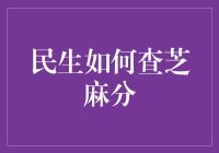 如何在芝麻街查芝麻分？请点进来看！