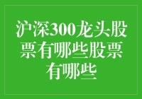 深入解析：沪深300指数中最具领导地位的股票