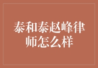 泰和泰赵峰律师：专业到底在哪里？