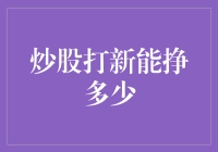 炒股打新能挣多少：专业投资者与普通股民之间的博弈