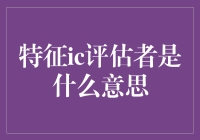 揭秘'特征ic评估者'：是啥？能干啥？