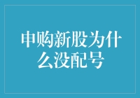 申购新股为什么没配号：解读新股申购机制与操作指南