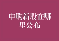 申购新股在哪里公布？揭秘股票发行的神秘面纱！