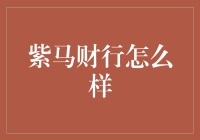 紫马财行：深度解读其运营模式与市场表现