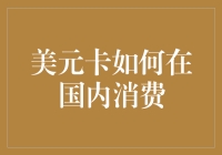 美元卡在国内消费的现实挑战与应对策略