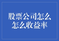 如何评估股票公司的收益率：策略与技巧