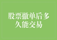 撤单后究竟要等多久？揭秘股票交易的神秘时刻