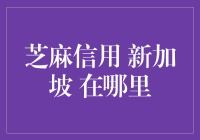 芝麻信用 新加坡 究竟在哪里？