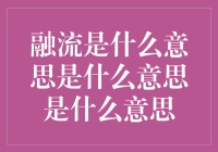 融流：一种新型的思考与生活方式